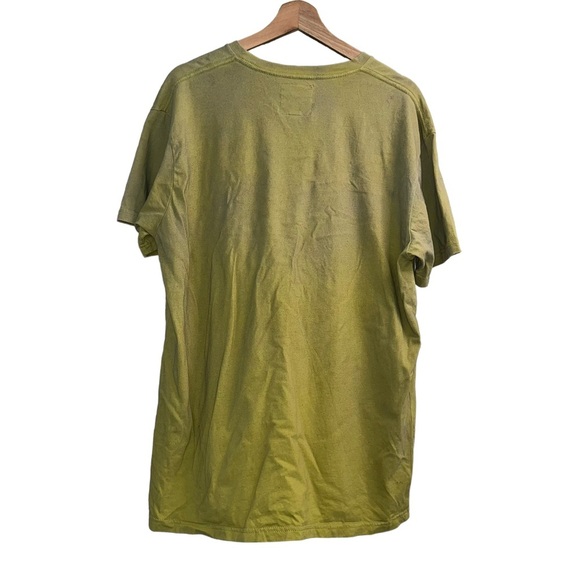 Riff StarsThe Rolling Stones Rock Band T-Shirt Tongue Logo Green Size XL - Picture 3 of 5